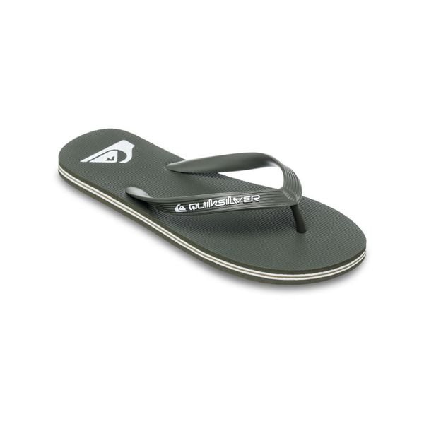 Klapki dla Mężczyzn MOLOKAI CORE. Brązowe buty sportowe męskie Quiksilver, z gumy, bez zapięcia. Za 84.99 zł.