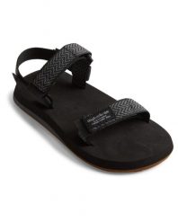 Sandały dla Chłopcy MONKEY CAGED. Czarne sandały chłopięce Quiksilver, z gumy, bez zapięcia. Za 129.99 zł.