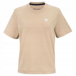 Damska koszulka tenisowa Tecnifibre Graphic Tee. Brązowe t-shirty damskie TECNIFIBRE, bez wzorów, sportowe, bez kołnierzyka. Za 149.99 zł.