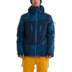 Kurtka narciarska męska Privet Jacket. Brązowe kurtki męskie Fundango, na zimę, m, bez wzorów, sportowe, bez kaptura. Za 669.90 zł.