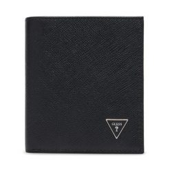 Portfel Guess. Czarne portfele męskie Guess, z aplikacjami. Za 264.99 zł.