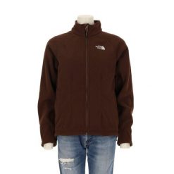 Second life - Damska brązowa kurtka polarowa TNF - Jak nowy. Brązowe kurtki damskie The North Face, bez wzorów, z polaru, bez kaptura. Za 170.36 zł.