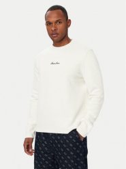Guess Jeans Longsleeve M6YP08 K4176 Beżowy jasny Regular Fit. Brązowe bluzki z długim rękawem męskie Guess Jeans, m, z aplikacjami, z bawełny, bez kołnierzyka. Za 219.99 zł.
