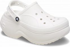Crocs Crocs Bella Clog 210062-100 białe 39/40. Białe klapki damskie Crocs, bez wzorów, sportowe, bez obcasa. Za 273.37 zł.