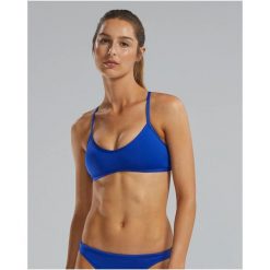 Góra bikini TYR Solid trinity top. Niebieskie bikini damskie TYR, s, bez wzorów. Za 149.99 zł.
