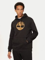 Timberland Bluza TB0A2BJHP561 Czarny Regular Fit. Czarne bluzy męskie Timberland, m, bez wzorów, z bawełny, bez kaptura. Za 219.99 zł.