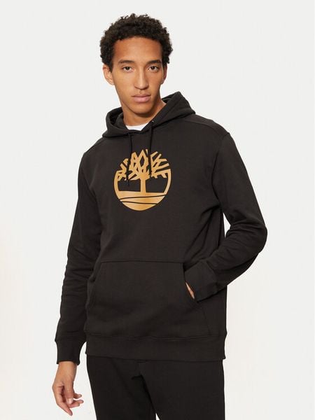 Timberland Bluza TB0A2BJHP561 Czarny Regular Fit. Czarne bluzy męskie Timberland, m, bez wzorów, z bawełny, bez kaptura. Za 219.99 zł.
