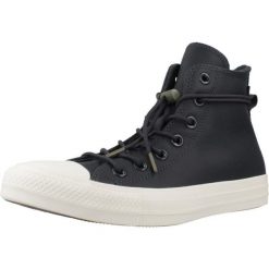 Buty CONVERSE CHUCK TAYLOR ALL STAR HI SHADOW WOODS Czarny. Czarne trampki i tenisówki damskie Converse, bez wzorów, ze skóry, retro, bez zapięcia. Za 276.99 zł.