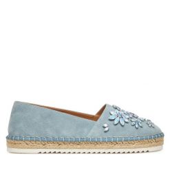 Espadryle Alma En Pena. Niebieskie espadryle damskie Alma en Pena, bez wzorów, bez obcasa, bez zapięcia. Za 439.99 zł.