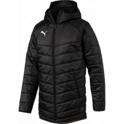 Kurtka zimowa Puma Liga Black dla mężczyzn - Ciepła i funkcjonalna. Białe kurtki sportowe męskie Puma, na zimę, m, bez wzorów, do piłki nożnej. Za 478.99 zł.