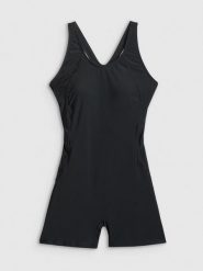 4F Kostium kąpielowy jednoczęściowy damski - czarny XL. Czarne kostiumy jednoczęściowe damskie 4f, xl, bez wzorów, z materiału, do pływania. Za 149.99 zł.