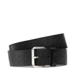 Pasek BOSS. Czarne paski damskie Boss, bez wzorów. Za 379.99 zł.
