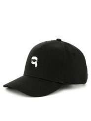 KARL LAGERFELD Czapka z daszkiem Z30398 Czarny. Czarne czapki dla dzieci KARL LAGERFELD, bez wzorów, z bawełny. Za 119.99 zł.