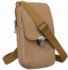 Mini torebka damska Rovicky DHN-201-CLB khaki. Brązowe torebki do ręki damskie ROVICKY, bez wzorów, ze skóry ekologicznej, bez dodatków. Za 59.99 zł.