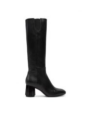 AGL Kozaki Dorica M Boot D271504PCKB0741013 Czarny. Czarne kozaki damskie AGL, ze skóry, bez obcasa, na słupku. Za 2,159.00 zł.