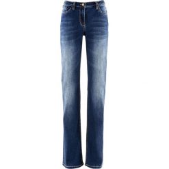Dżinsy "multi-stretch" STRAIGHT bonprix niebieski. Jeansy damskie marki bonprix. Za 59.99 zł.