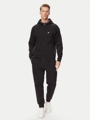 BOSS Bluza Sense 50557206 Czarny Regular Fit. Czarne bluzy męskie Boss, m, bez wzorów, z bawełny, bez kaptura. Za 549.99 zł.