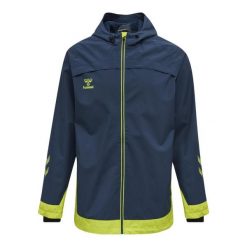 Kurtka Hummel hmlLEAD all weather. Niebieskie bluzy męskie Hummel, m, bez wzorów, bez kaptura. W wyprzedaży za 322.05 zł.