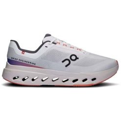 Buty do biegania Dorosły On Running Cloudsurfer Next biały. Szare obuwie sportowe damskie On Running, bez wzorów, z gumy, do biegania. Za 627.95 zł.