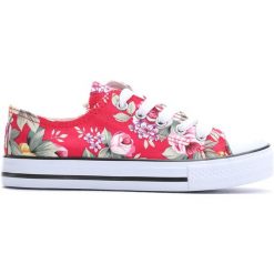Fuksjowe Trampki Edge of The World. Trampki i tenisówki dziewczęce marki Born2be. Za 24.99 zł.