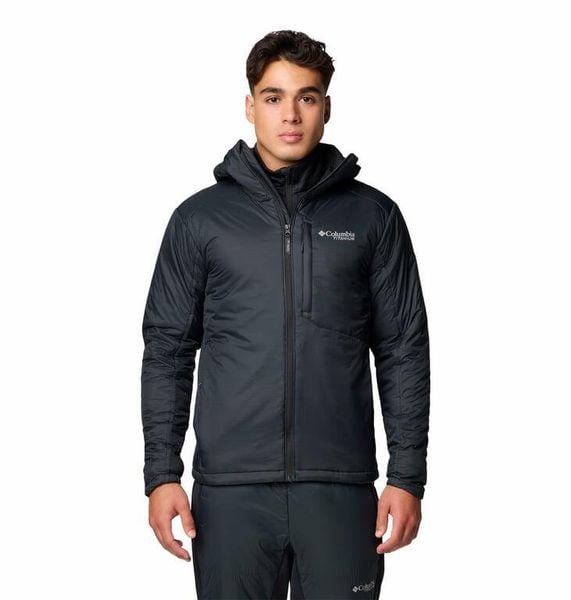COLUMBIA Kurtka męska Silver Leaf Stretch Insulated II Jacket black-L. Czarne kurtki męskie Columbia, l, bez wzorów, z materiału, bez kaptura. Za 516.50 zł.