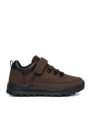 Kappa Sneakersy CEO-35ILIXW Brązowy ciemny. Brązowe buty sportowe chłopięce Kappa, bez wzorów, ze skóry, bez zapięcia. Za 149.99 zł.