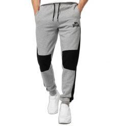 Spodnie do biegania Lonsdale Smerral. Czarne eleganckie spodnie męskie Lonsdale, s, bez wzorów, z dresówki. Za 231.50 zł.