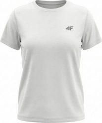 4f Koszulka damska F3308 biała 4FWMM00TTSHF3308 10S XL. Białe t-shirty damskie 4f, s, bez wzorów, bez kołnierzyka. Za 55.70 zł.