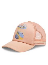 Roxy Czapka z daszkiem ERJHA04267 Brązowy. Brązowe rękawiczki damskie Roxy, bez wzorów, z materiału. Za 69.99 zł.