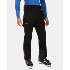 Męskie spodnie narciarskie Kilpi METHONE-M. Czarne spodnie snowboardowe męskie Kilpi, m, bez wzorów, narciarskie. Za 1,041.73 zł.