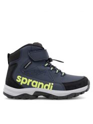 Sprandi Trapery Winter Wave CP86-25067 Granatowy. Niebieskie buty zimowe chłopięce Sprandi, bez wzorów, ze skóry, bez zapięcia. Za 159.99 zł.