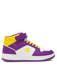 Champion Sneakersy Rebound 2.0 Mid Gs S32413-WW020 Fioletowy. Fioletowe buty sportowe chłopięce Champion, bez wzorów, z syntetyku, bez zapięcia. Za 149.99 zł.