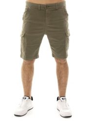 Szorty z kieszenie na co dzień na siłownię. Zielone krótkie spodenki sportowe męskie LEONE 1947 APPAREL, xl, bez wzorów, na fitness i siłownię. Za 273.65 zł.