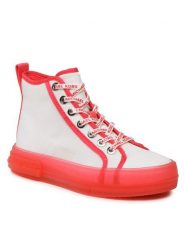 MICHAEL Michael Kors Trampki Evy High Top 43S3EYFE5D Biały. Białe trampki i tenisówki damskie MICHAEL Michael Kors, bez wzorów, z materiału, bez zapięcia. Za 1,039.00 zł.
