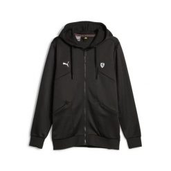 Bluza treningowa z kapturem męska Puma FERRARI STYLE HDD 62097601. Czarne bluzy męskie Puma, m, bez wzorów, z dresówki, z kapturem. Za 384.17 zł.