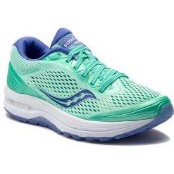 Buty SAUCONY - Clarion S10447-35 Aqu/Vio. Zielone obuwie sportowe damskie Saucony, z materiału. Za 399.00 zł.