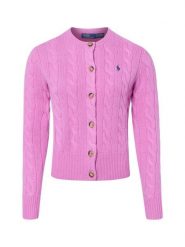 Polo Ralph Lauren Kardigan z zawartością kaszmiru Kobiety Kaszmir wyrazisty róż, L. Czerwone kardigany damskie Polo Ralph Lauren, l, bez wzorów, z kaszmiru. Za 1,199.95 zł.