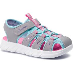 Sandały SKECHERS - Aqua Steps 86939L/GYTQ Gray/Turquoise. Sandały dziewczęce marki Skechers. Za 179.99 zł.