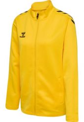 Damska bluza dresowa zapinana na zamek Hummel Core XK. Żółte bluzy sportowe damskie Hummel, m, bez wzorów, z dresówki, bez kaptura, na fitness i siłownię. Za 161.25 zł.