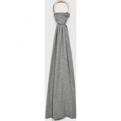 Trussardi Jeans - Szalik. Szare szaliki i chusty damskie TRUSSARDI JEANS, z dzianiny. Za 249.90 zł.