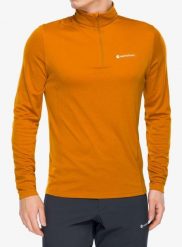 Bluza Montane Dart Zip Neck. Brązowe bluzy męskie Montane, l, bez wzorów, z materiału, bez kaptura. Za 158.29 zł.