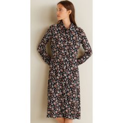 Mango - Sukienka Monu. Szare sukienki damskie Mango, z materiału, casualowe, z długim rękawem. Za 199.90 zł.
