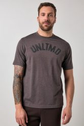 Męska T-shirt fitness nadruk na piersi rękaw 1/2 do rozm. 7 XL. Brązowe t-shirty męskie JAY-PI, l, bez wzorów, z bawełny, bez kołnierzyka. Za 139.99 zł.