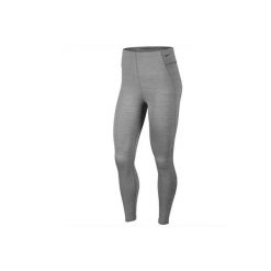 Spodnie do biegania damskie Nike W Sculpt Victory Tights. Szare legginsy damskie Nike, bez wzorów, do biegania. Za 139.99 zł.