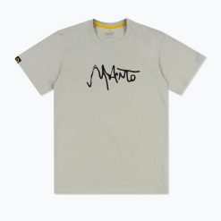 Koszulka męska MANTO Ink. Szare koszulki sportowe męskie Manto, m, bez wzorów, z bawełny, bez kołnierzyka, bez ramiączek. Za 119.99 zł.