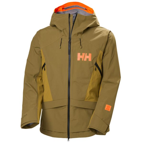 Kurtka narciarska Helly Hansen Sogn Tinden. Brązowe kurtki sportowe męskie Helly Hansen, na zimę, l, bez wzorów, narciarskie. W wyprzedaży za 1,866.50 zł.