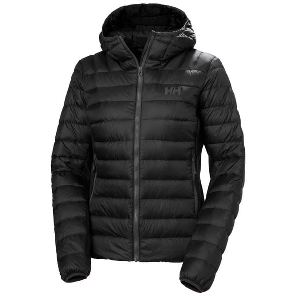 Damska kurtka hybrydowa Helly Hansen Verglas Down 2.0. Czarne kurtki damskie Helly Hansen, s, bez wzorów, z elastanu, z kapturem, narciarskie. Za 996.00 zł.