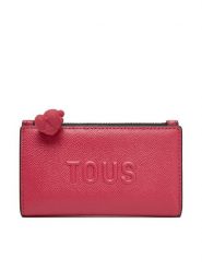 TOUS Portfel Brenda 2002105625 Różowy. Czerwone portfele damskie tous, bez wzorów, ze skóry. Za 399.99 zł.