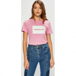 Calvin Klein Jeans - Top. Topy damskie marki Calvin Klein Jeans. Za 159.90 zł.
