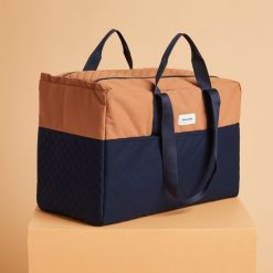 Torba do transportu sprzętu jeździeckiego DUFFLE 65 l. Brązowe torby i plecaki dziecięce FOUGANZA, z materiału, duże. Za 249.99 zł.